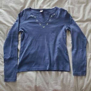 GAP embroidered long sleeve